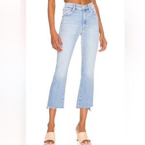 New MOTHER The Insider Crop Step Fray Jeans Limited Edition